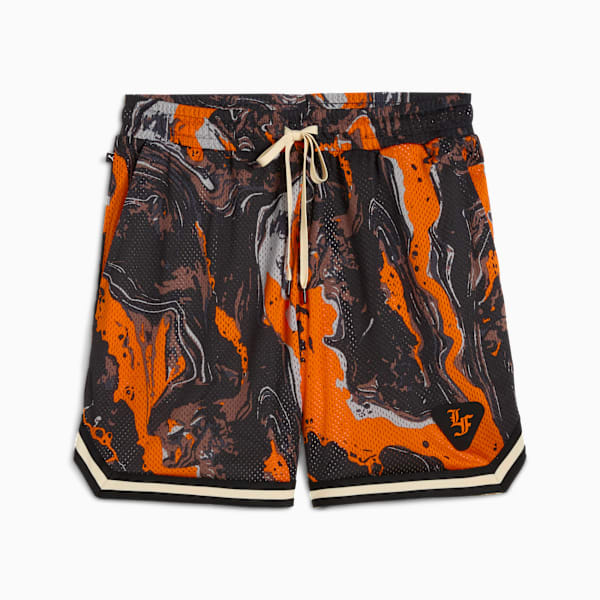 LAFRANCÉ Heem All-Over Print 6" Shorts Men, Orange Glo-AOP, extralarge-GBR